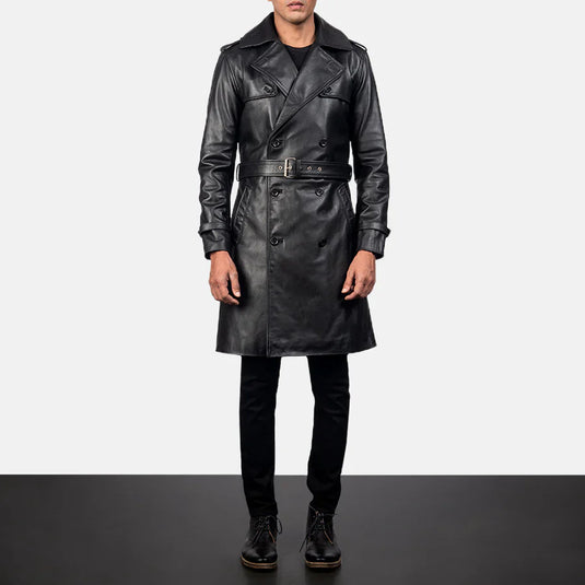 Men Leather Duster