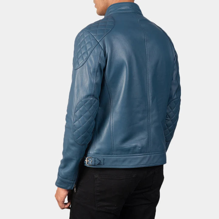Gatsby Men Leather Biker Jacket