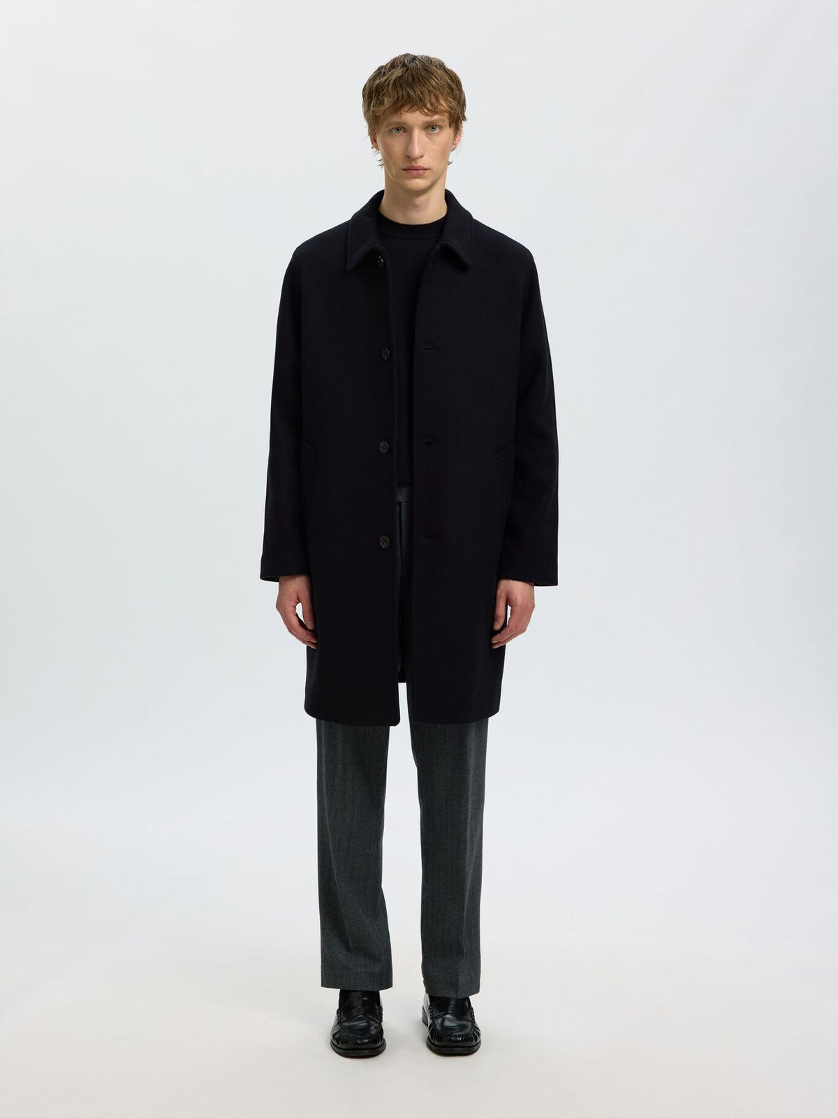 Thornbury Men's Wool Blend Overcoat