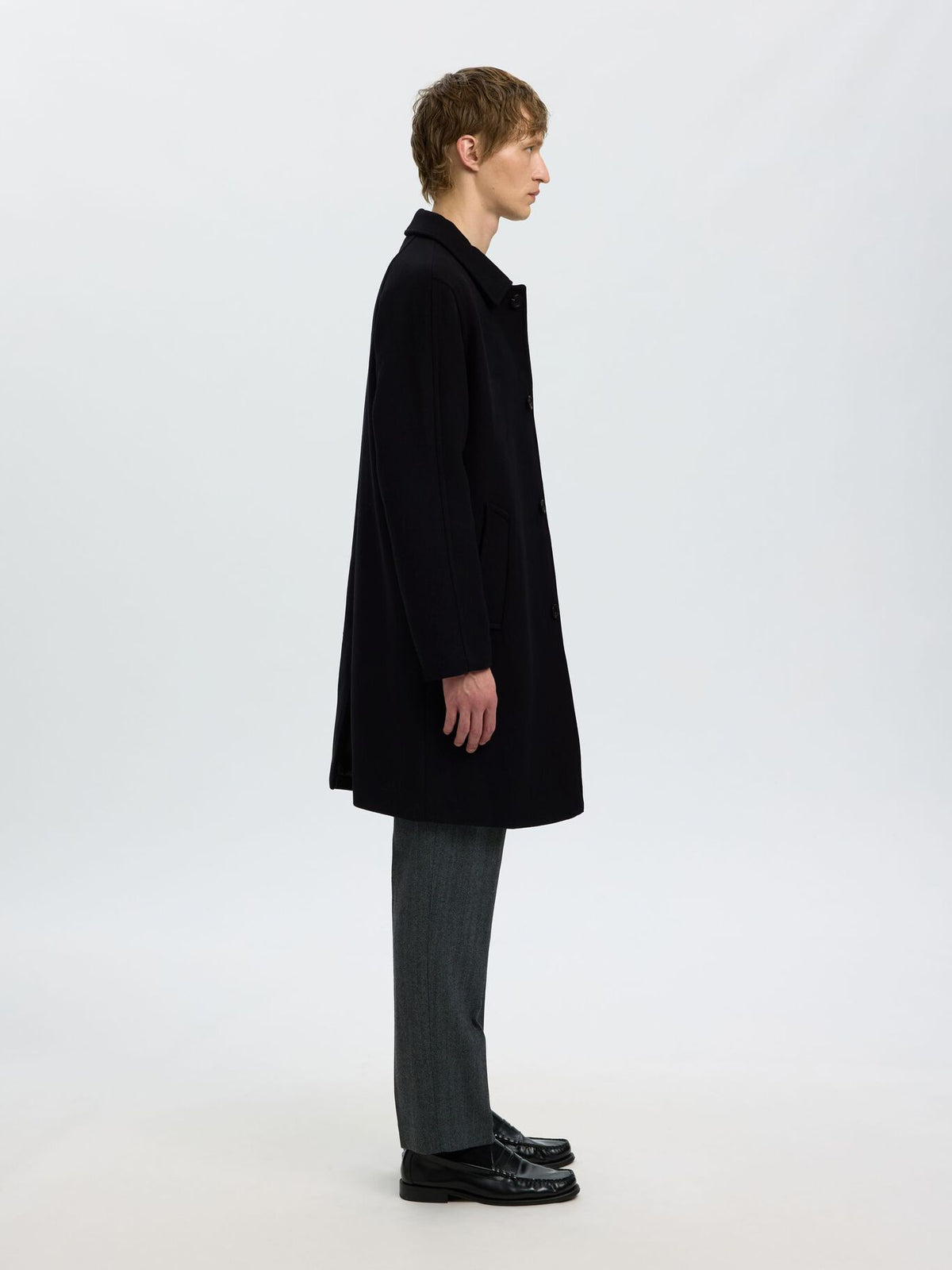Thornbury Men's Wool Blend Overcoat
