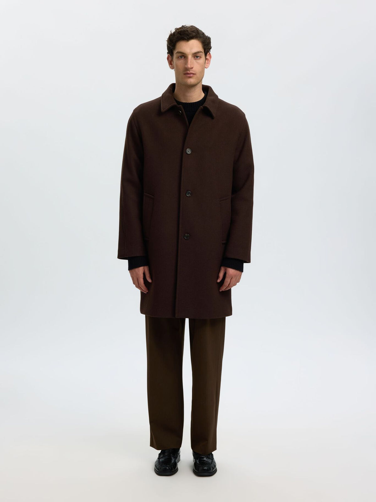 Thornbury Men's Wool Blend Overcoat