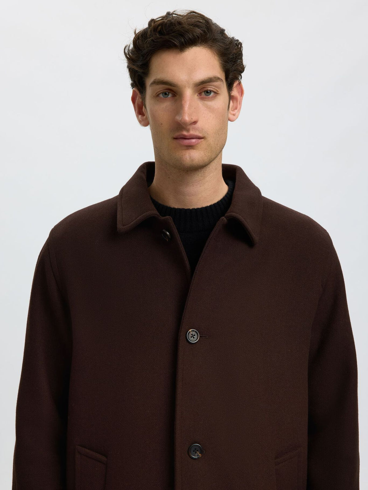 Thornbury Men's Wool Blend Overcoat