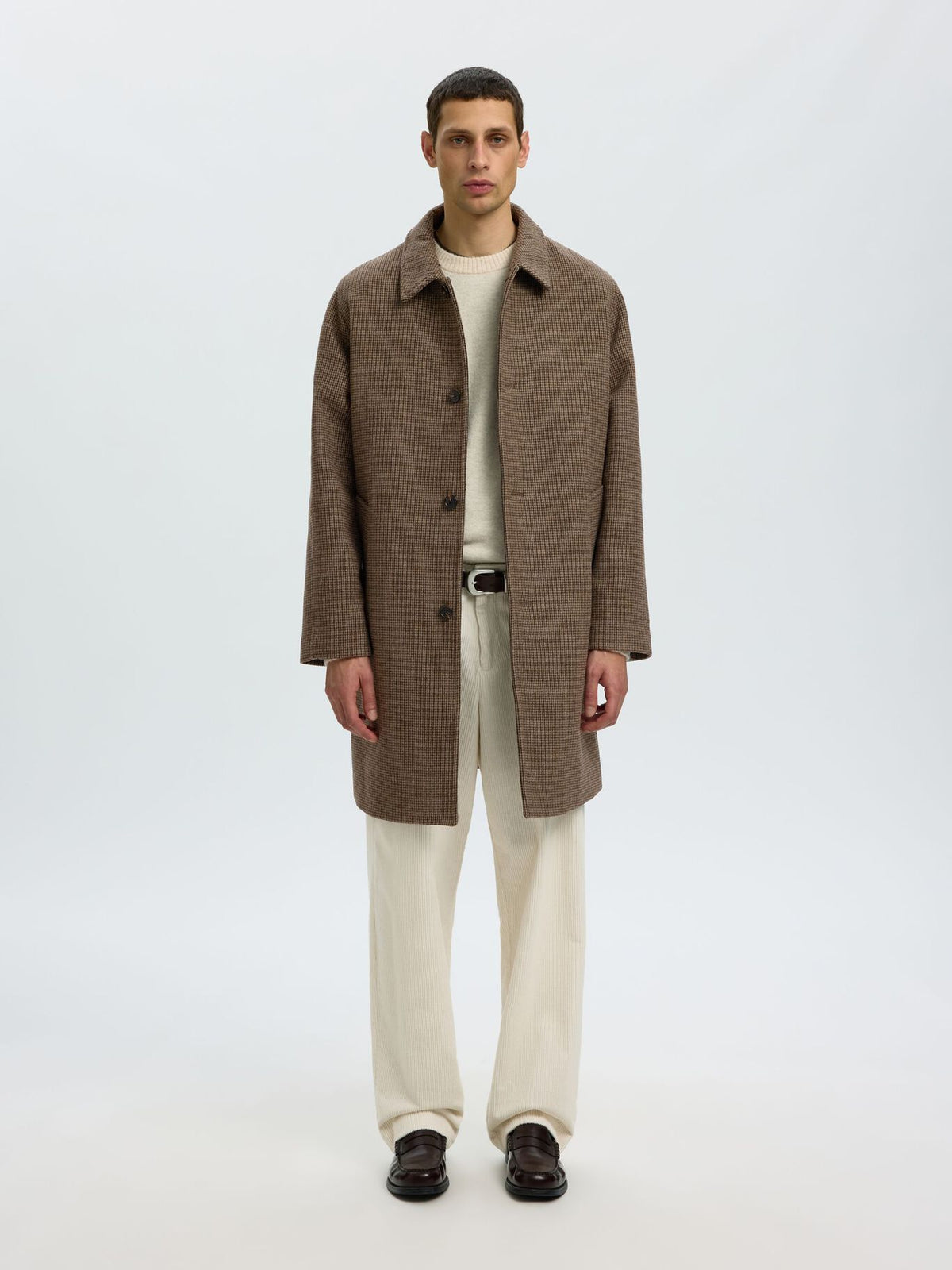 Thornbury Men's Wool Blend Overcoat