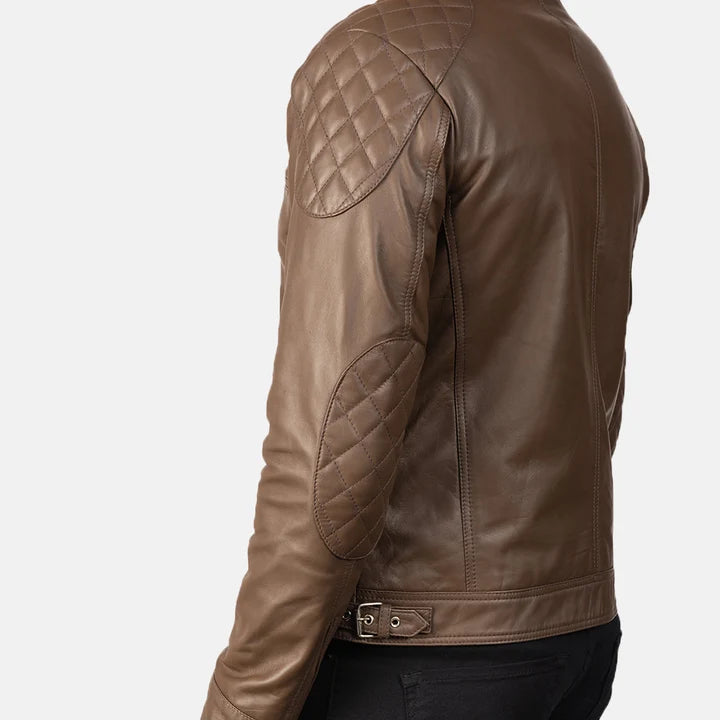 Gatsby Men Leather Biker Jacket
