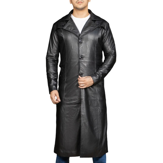 Belgrave Leather Duster Coat