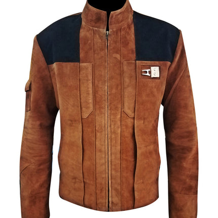 Star Wars Solo A Brown Leather Jacket