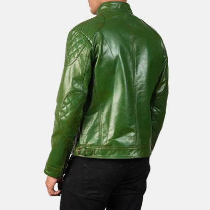 Gatsby Men Leather Biker Jacket