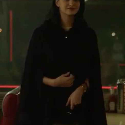 Riverdale S03 Veronica Lodge Black Hooded Cape