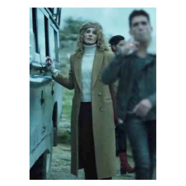 Money Heist Mónica Gaztambide Long Coat