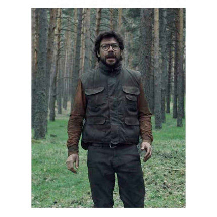 Money Heist Season 3 Professor Grey Vest
