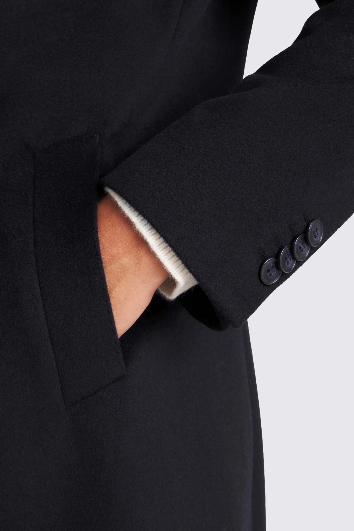 Alderton Wool Cashmere Coat For Men