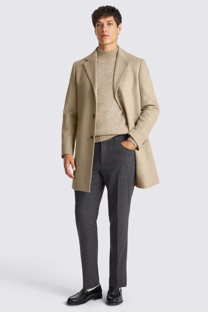 Alderton Wool Cashmere Coat For Men