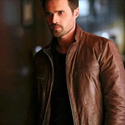 Agents Of Shield Brett Dalton Brown Field Jacket