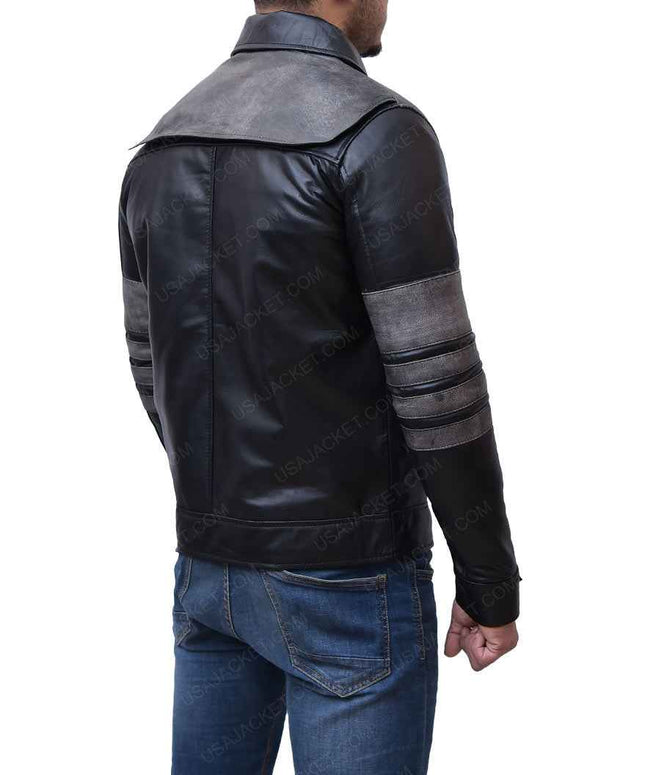 Agents Of Shield Lain De Caestecker Leather Biker Jacket