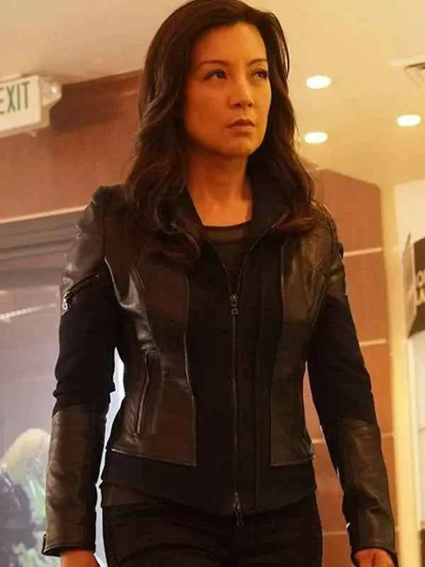 Agents of Shield Ming-Na Wen Black Jacket