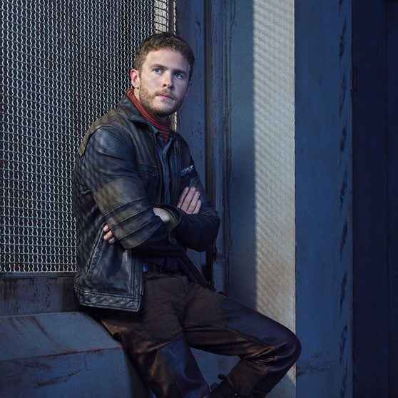 Agents Of Shield Lain De Caestecker Leather Biker Jacket