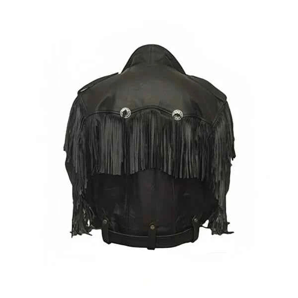 Money Heist Season Nairobi Black Fringe Jacket