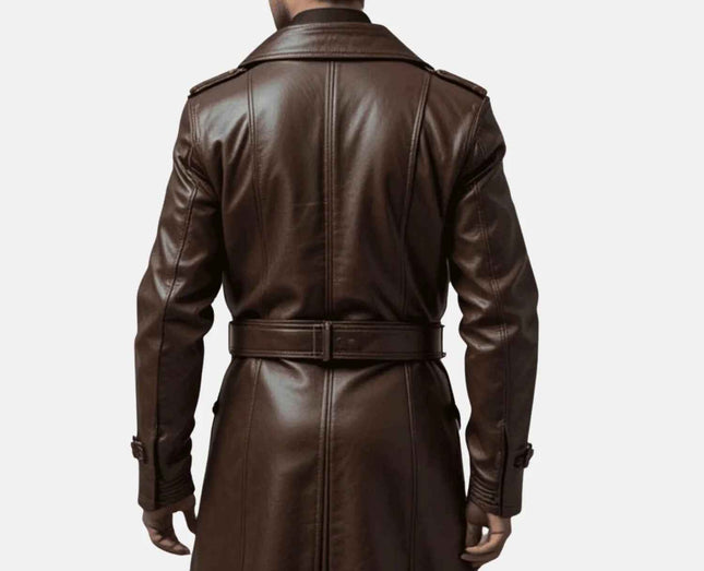 Men's Arvigo Steampunk Leather Duster