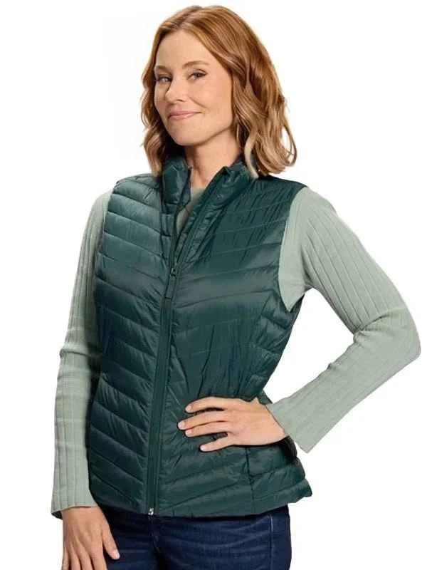 Jingle Bell Run Ashley Williams Green Vest