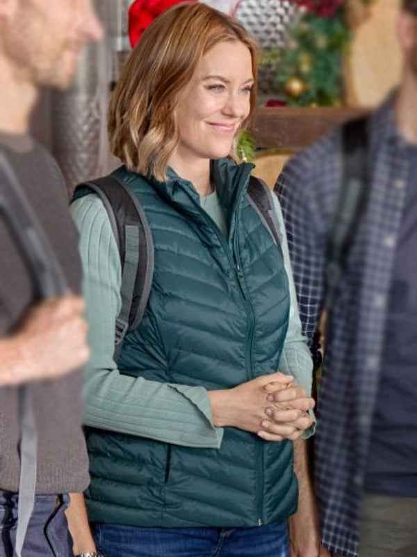 Jingle Bell Run Ashley Williams Green Vest