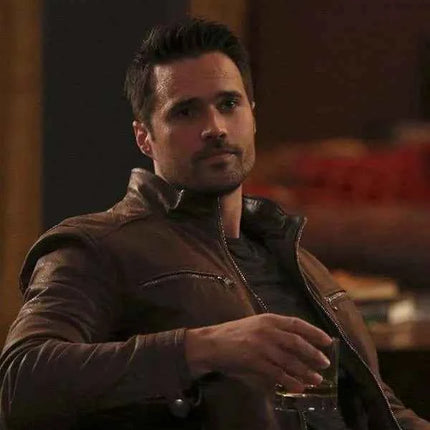 Agents Of Shield Brett Dalton Brown Field Jacket