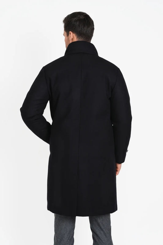 Carrington Down-Lined Wool Topcoat