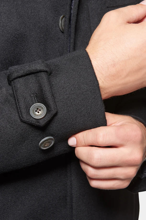 Carrington Down-Lined Wool Topcoat