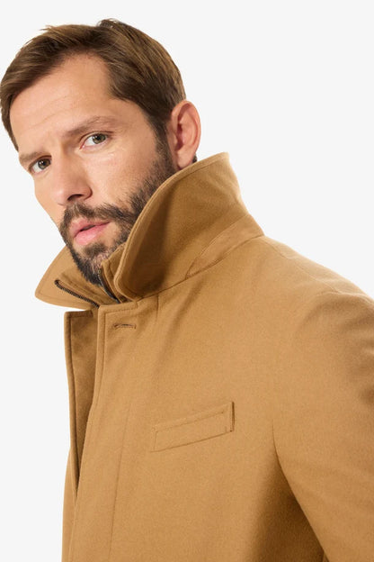 Alverston Down-Lined Wool Euro Coat