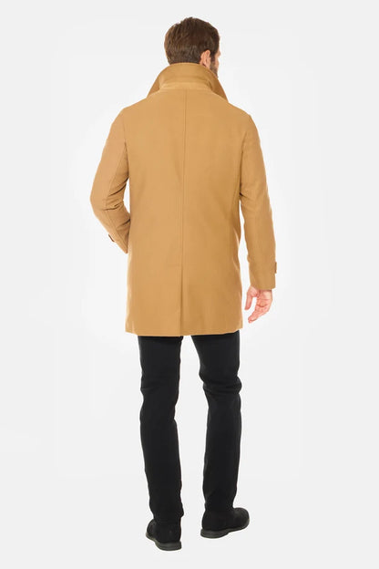 Alverston Down-Lined Wool Euro Coat