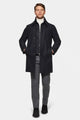 Alverston Down-Lined Wool Euro Coat