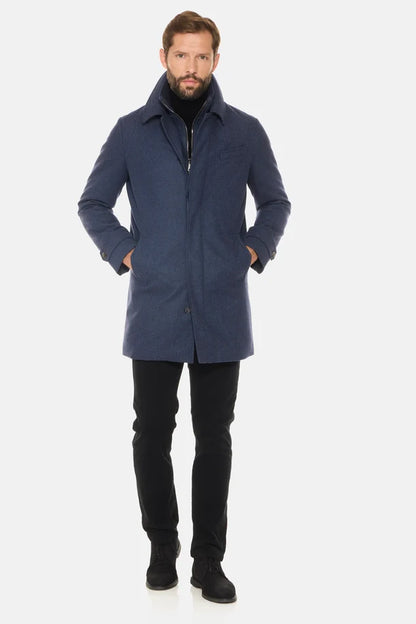 Alverston Down-Lined Wool Euro Coat