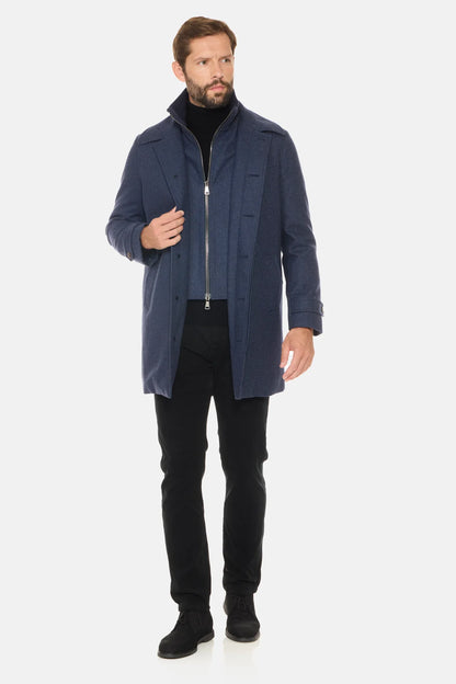 Alverston Down-Lined Wool Euro Coat