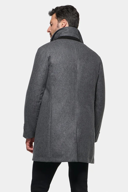 Alverston Down-Lined Wool Euro Coat