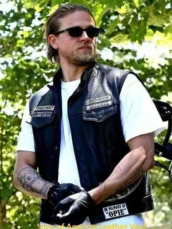 Jax Teller Sons of Anarchy Leather Vest