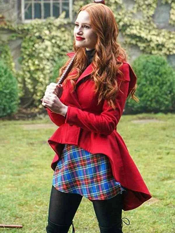 Riverdale S03 Cheryl Blossom Red Hooded Jacket