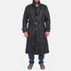Corwin Belted Leather Trench Coat