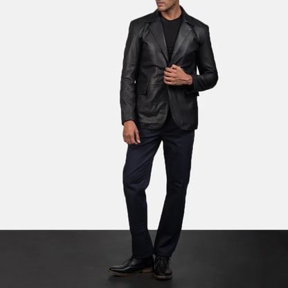 Callahan Sheepskin Leather Blazer