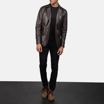 Callahan Sheepskin Leather Blazer
