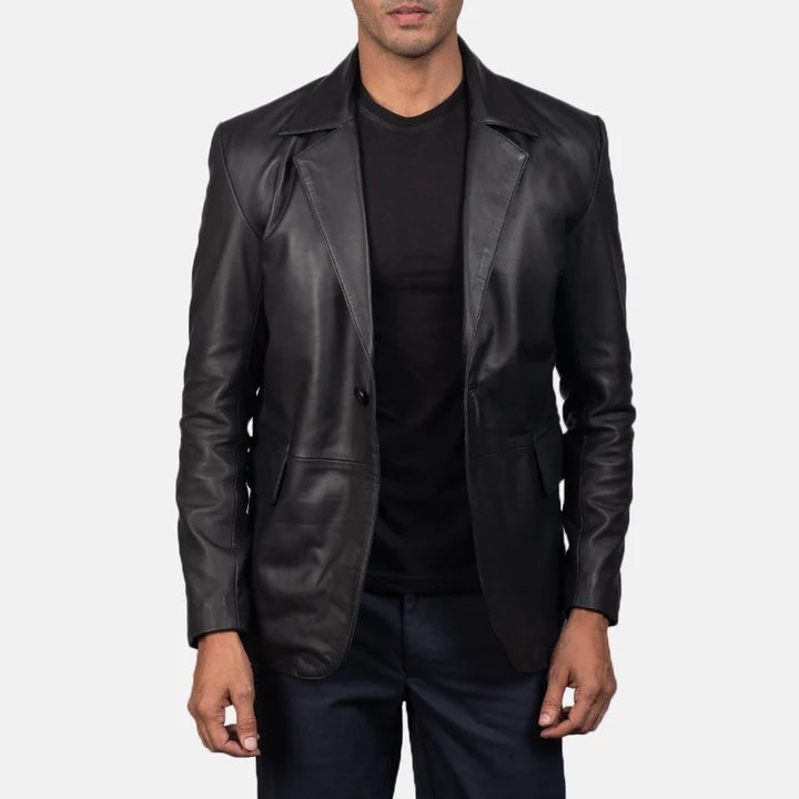 Callahan Sheepskin Leather Blazer