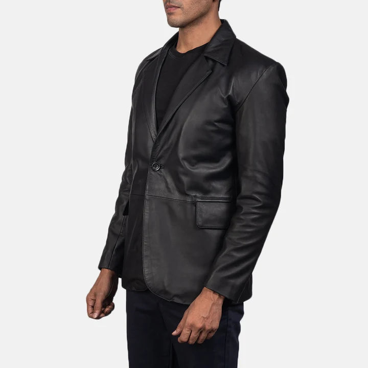 Callahan Sheepskin Leather Blazer