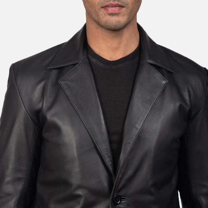 Callahan Sheepskin Leather Blazer