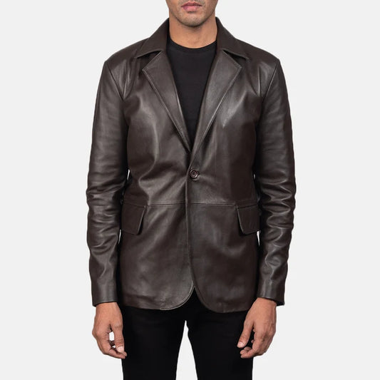 Callahan Sheepskin Leather Blazer