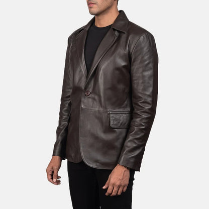 Callahan Sheepskin Leather Blazer