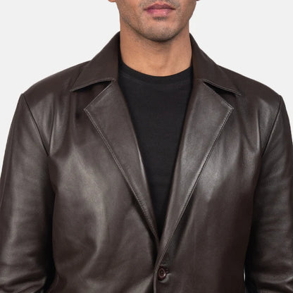 Callahan Sheepskin Leather Blazer