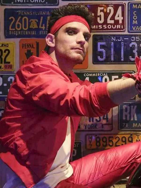 Agents of Shield Jeff Ward Red Bomber Jacket