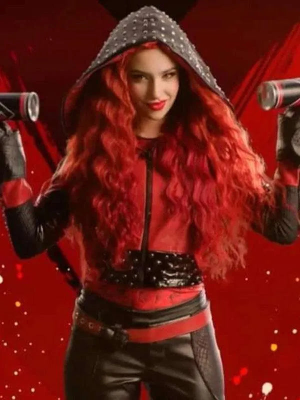 Kylie Cantrall Descendants The Rise of Red Leather Jacket