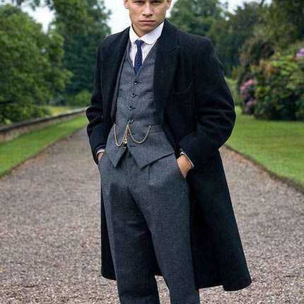Peaky Blinders Season 4 Michael Gray Wool Coat