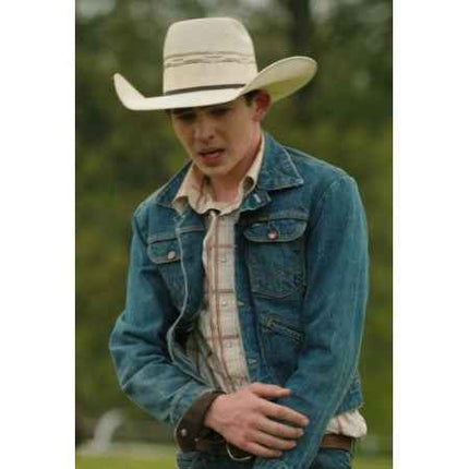 Yellowstone Season 5 Finn Little Denim Jacket
