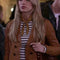 Gossip Girl Serena Van Woodsen Leather Coat