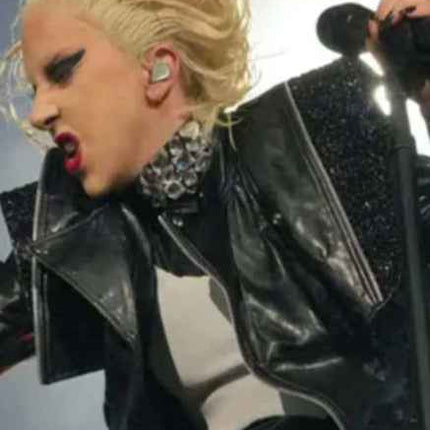 Joker Folie À Deux Lady Gaga Black Leather Jacket